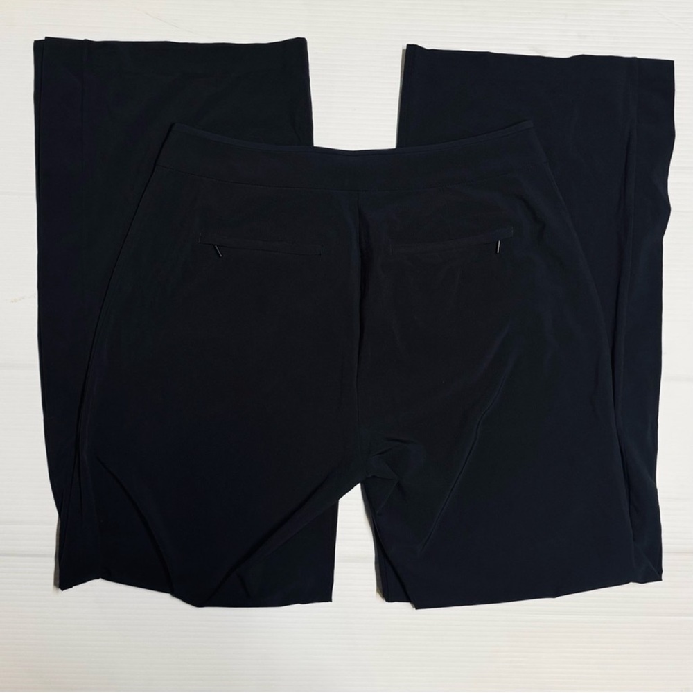 Athleta Gramercy Snap Button Wide Leg Pants Black Size 4 - Picture 5 of 9